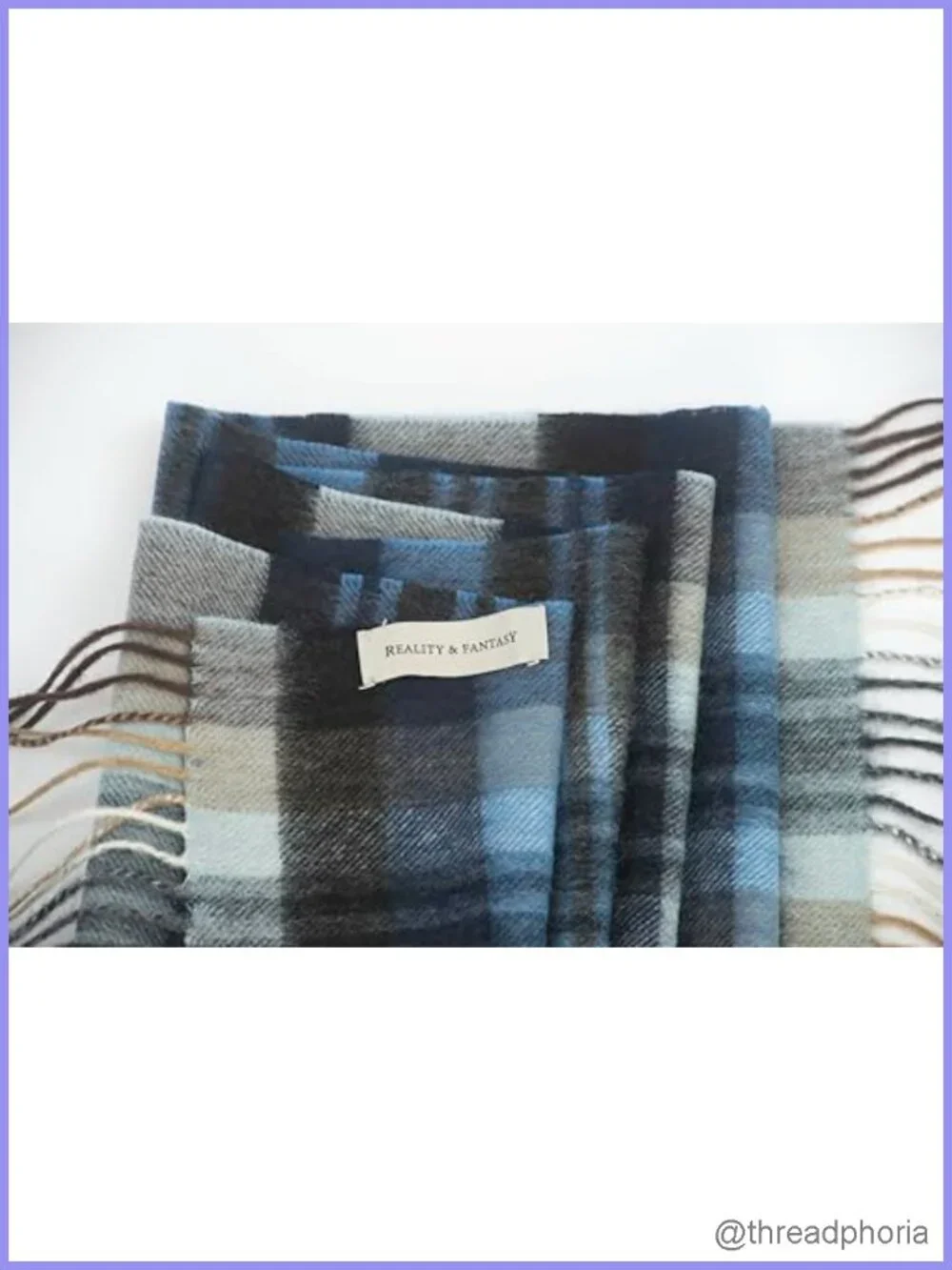 100% Lambswool Plaid Tartan Winter Scarf Soft Warm Cashmere Feel Unisex